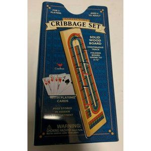 Collectors Cribbage Set Solid wood board Cardinal